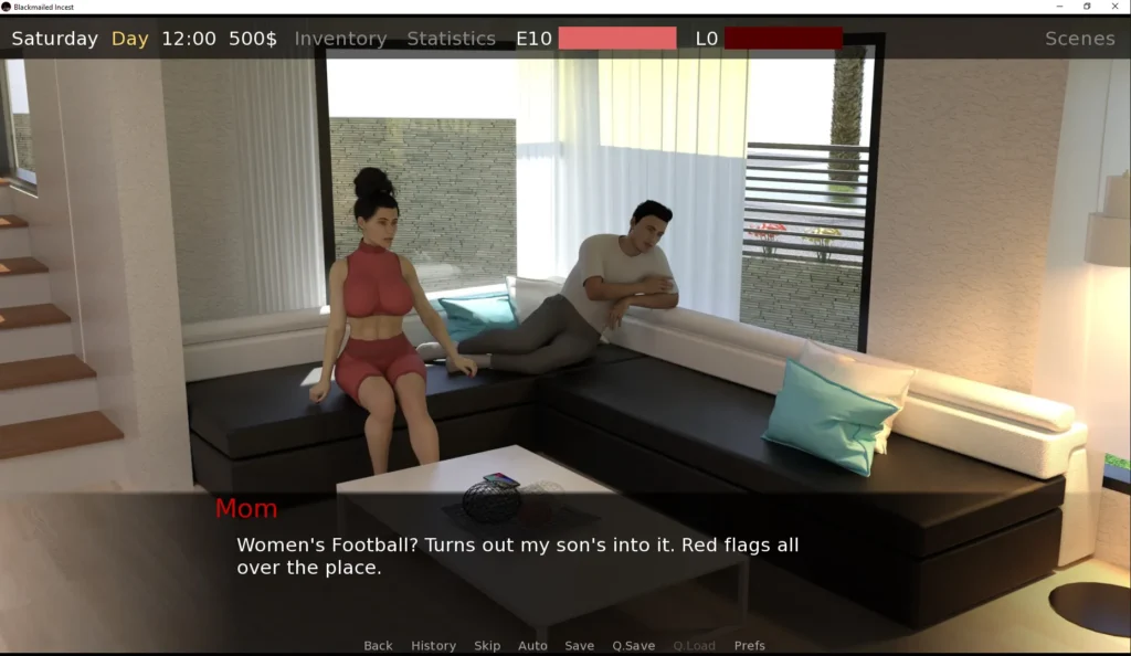 Blackmailed Incest Game (11)