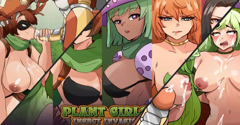 Plant Girls Insect Invasion